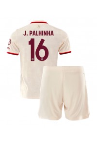 Bayern Munich Joao Palhinha #16 Jalkapallovaatteet Lasten Kolmas peliasu 2024-25 Lyhythihainen (+ Lyhyet housut)